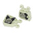 2pcs Radiator Mount Bracket 5Q0 121 367D Professional Sturdy Structure Replacement for A3 S3 TT