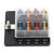 8‑Way Terminal Fuse Box Car Boat Blade Fuse Block Holders with LED Indicator Accessory
