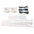 LED Ambient Light Strips 3 Color Decorative Lighting Fit for 5 Series F10/F11 2010-2016Creamy White Door Bowl