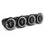 4pcs 64 Color Front LED Turbine Air Vent Ambient Light Kit Replacement for MercedesBenz GClass W463 W464 20192021