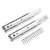 8in Folding Shelf Bracket Wall Mount 45KG Maximum Load Cold Rolled Steel Collapsible Shelf Support for Table Work Bench