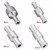 10mm Inline One-way Non-return Check Valve Fuel Water Gas Air Vacuum Aluminum Valve
