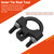 3/8 Inch Inner Tie Rod Tool Low Profile Tool for Car Chassis Rocker Removal Installation