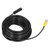 65.6ft 4Pin Car Video Extension Cable with Waterproof Shielded for CCTV Rearview Camera Truck Trailer Bus