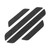 4pcs Front Rear Door Sill Covers Anti Scratch Scuff Plate Stickers Fit for Tesla Model 3 Model Y(Matt Marble Carbon Fiber )