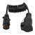 Trailer Wiring Spring Wire Connection Cables Extension Cord Caravan Connectors 12V 7 to 13 Pin