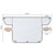 Car Windscreen Cover Windshield Front Cover Anti Rain Snow Frost Sun Protection Cover Dust Protector With Reflective Strips