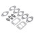 11pcs Engine Exhaust Manifold Gasket Set Replacement for Dodge for Cummins 1998.5‑2007 5.9L ISB 24V