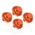 4pcs 3in Wheel Center Hub Caps A1714000025 Replacement for Mercedes Benz A C E SLK ClassOrange