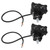 1 Pair Motorcycle LED External Work Light Fit for Motorbike Off Road UTV ATV with M8 Mounting Aperture