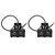 1 Pair Motorcycle LED External Work Light Fit for Motorbike Off Road UTV ATV with M8 Mounting Aperture