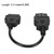 OBD 16Pin 0.3m/0.98ft Male to Female Extension Cable Diagnostic Adapter Connector