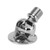 Marine Antenna Mount 25mm/1.0in Threaded 316 Stainless Steel Polishing Processing 180° Adjustable Antennas Bracket