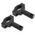 2Sets LED Light Bar Mounting Bracket CNC Aluminum Alloy Universal Clamp for Motorcycles ATVs Tricycles