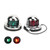 8‑LED Boat Navigation Light Red/Green Signal Lamp Stainless Steel Yacht Parts 1.6W 12V