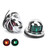8‑LED Boat Navigation Light Red/Green Signal Lamp Stainless Steel Yacht Parts 1.6W 12V