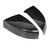 1 Pair Rearview Side Mirror Cover Cap Carbon Fiber Trim Replacement for Maserati Quattroporte Ghibli 2017‑2020