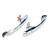 2PCS Exterior Door Handle Rear 5065801AH Auto Replacement for Dodge Magnum 2005‑2008