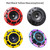 2Pcs 125mm 12V Electric Car Horn Super Loud High Tone/Low Tone Twin Horn Kit with Protective Grill for Motorcycles Cars