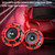 2Pcs 125mm 12V Electric Car Horn Super Loud High Tone/Low Tone Twin Horn Kit with Protective Grill for Motorcycles Cars