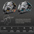 Motorcycle Helmet Unisex Adult Cool Rider Equipment Four Seasons Motorbike Helmet Dual Visor Flip up Full Face Helmet Built in Sunglasses Breathable Easy on and off