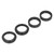 Front Fork Shock Dust Oil Seal Set 37x47x11mm Rubber Replacement for R1200GS ADVENTURE 2014‑2017
