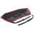 Universal Car Net Pocket Holder Between Seats Mesh Storage Bag Pet Barrier Auto Interior AccessoriesBlack Color with Red Edge