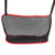 Universal Car Net Pocket Holder Between Seats Mesh Storage Bag Pet Barrier Auto Interior AccessoriesBlack Color with Red Edge