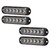 4Pcs Truck Side Lights High Brightness 90LM IP65 Waterproof 6 LEDs Truck Emergency Flash Light 12‑24VWhite