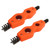 2Pcs 4 in 1 Pipes Cleaner Brush Tool 1/2 Inch 3/4 Inch Orange Strong Cleaning Versatile Wire Brush 4 In1 Combo for Car Battery