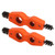 2Pcs 4 in 1 Pipes Cleaner Brush Tool 1/2 Inch 3/4 Inch Orange Strong Cleaning Versatile Wire Brush 4 In1 Combo for Car Battery