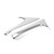 2pcs Rear Window Sequined Trim Cover Frame Fit for Toyota RAV4 2019
