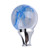 JDM Style Gear Shift Knob with 3 Adapters Round Ball Shape Shifter Head for Manual Automatic Transmission Vehicles Blue