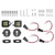 Foglight Location Mounting Brackets Adapter Harnesses with 2 LED Fog Lamp Fit for Ford F-150 2006-2014