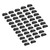 50PCS Car Self Adhesive Cable Holders Acid Resistant Insulating Black Nylon FC‑30