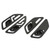 Inner Door Handle Bowl Frame Cover Carbon Fiber Style Interior Decorative Sticker Replacement for Mercedes‑Benz C‑class W206