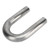 1.75in 180 Degree U Bend Exhaust Pipe Mandrel Bend Pipe Fit for Universal Exhaust System