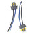 2Pcs H11/H8 Female Adapter Wiring Harness Socket Connector for Fog Light Headlamp