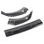 Front Bumper Lip Spoiler Splitter Kit Carbon Fiber Style Replacement for Mustang Mach‑E GT 2021 Up