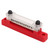 48V 150A 6 Terminal Bus Bar Power Distribution Block with Cover M6 Studs M4 Screws for Car RV Caravan Marine Boat Red