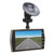 Car Driving Recorder DVR 4in IPS Screen 170° Wide Angle Dual Lenses 1080P Universal Black