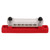 6 Terminal Bus Bar with Cover 48V 150A 2 Studs Power Distribution Block for Car Boat Marine Caravan RV Red