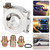 AN10 Fittings Oil Cooler Sandwich Plate Thermostat Adapter Oil Filter Adapter 3 / 4-16 UNF