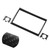 5pcs CD Radio Navigation Panel Trim Frame Carbon Fiber Sticker Decoration Fit for Prius 2012-2015