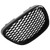 Front Grille 1133007 Glossy Black Heatproof Bumper Mesh Grill Replacement for Seat Leon Altea Toledo