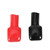 2Pcs Plastic Car Positive Pole Battery Terminal Insulating Caps Protection Covers Black and Red