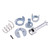 Front Left Right Door Lock Cylinder Repair Kit Replacement Parts for BMW E46 3 Series 1998-2005