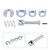 Front Left Right Door Lock Cylinder Repair Kit Replacement Parts for BMW E46 3 Series 1998-2005