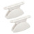 RV Door Retainer Kit Arc Shape Nylon Door Stop Retaining Catch Holder for Camper Trailer Motorhome White