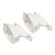 RV Door Retainer Kit Arc Shape Nylon Door Stop Retaining Catch Holder for Camper Trailer Motorhome White